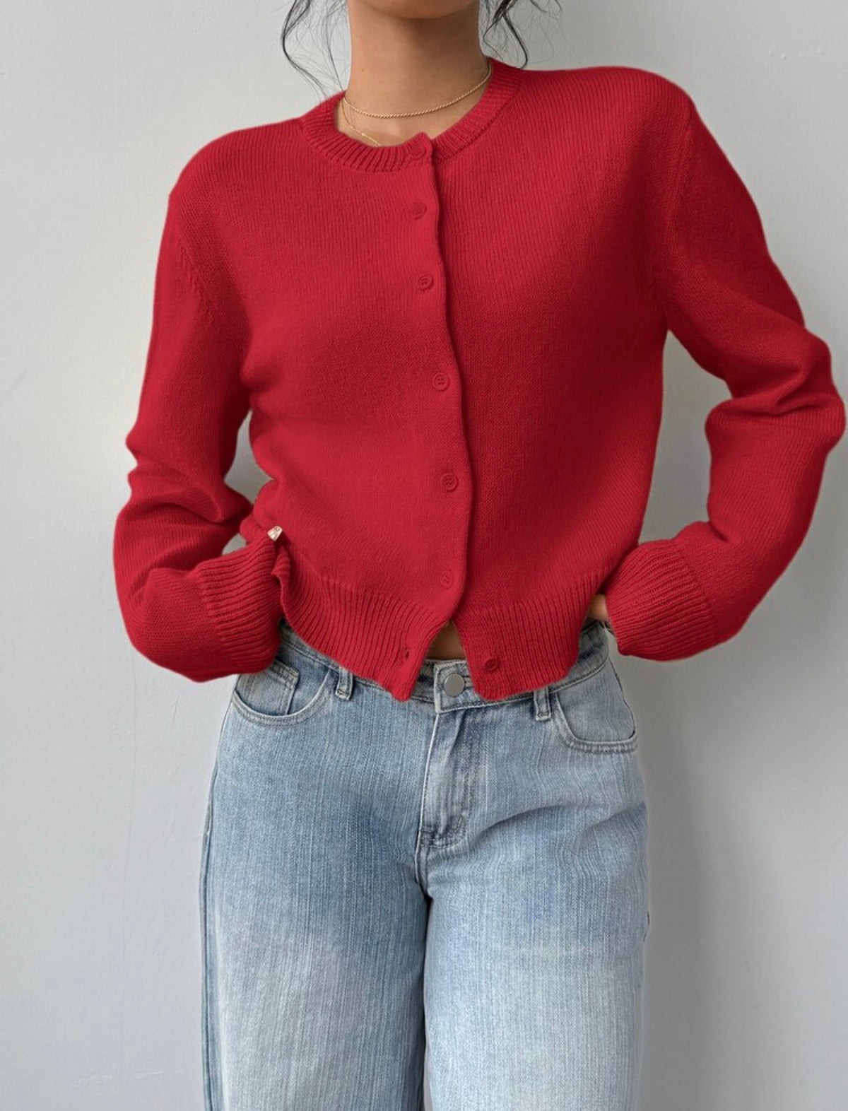 Cardigan rojo