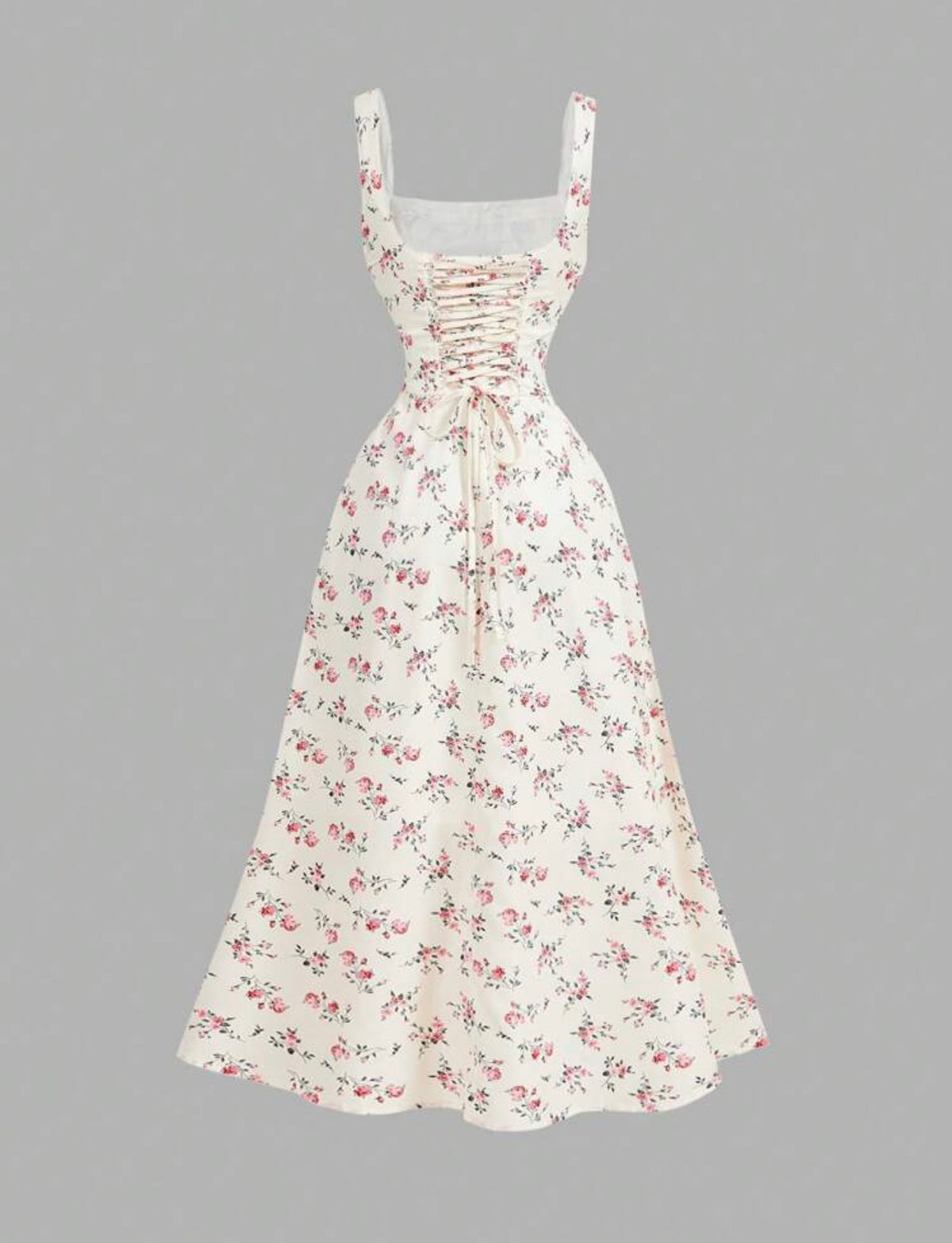 Vestido romántico con corset