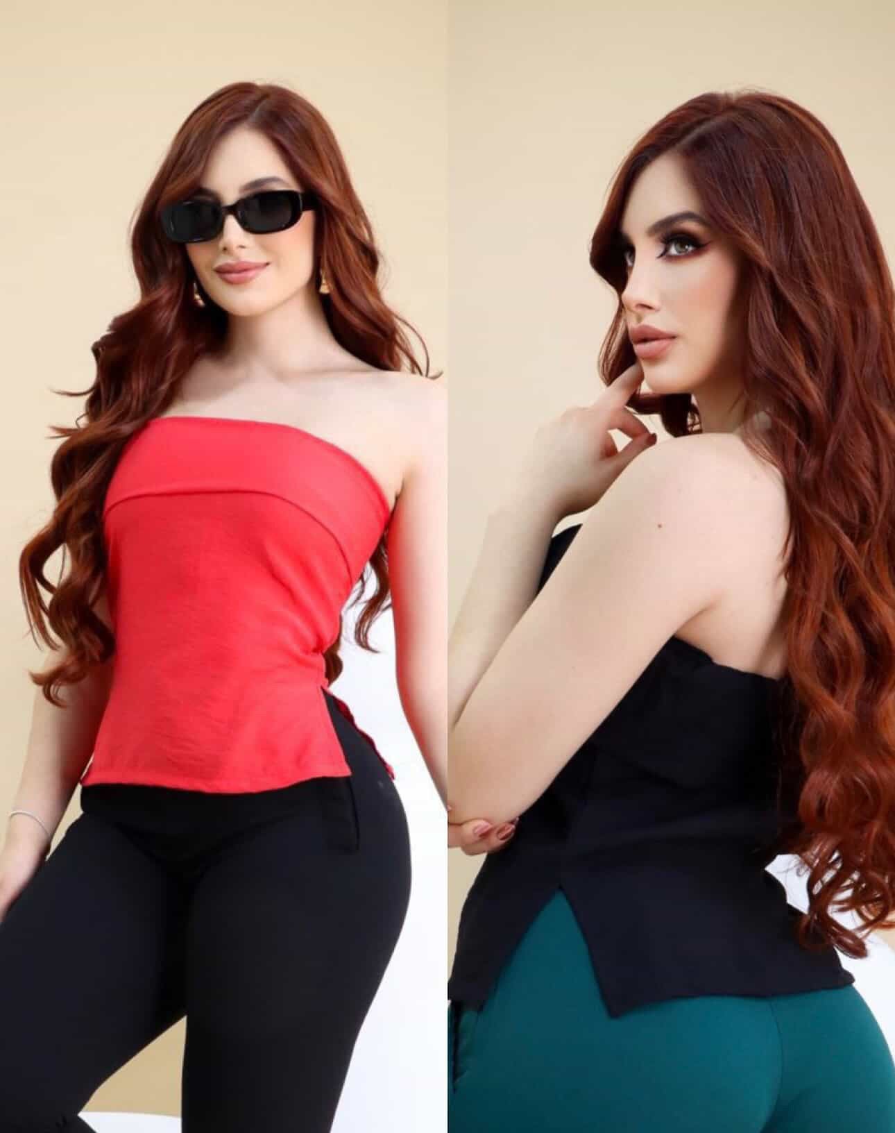Blusa Strapless Alina
