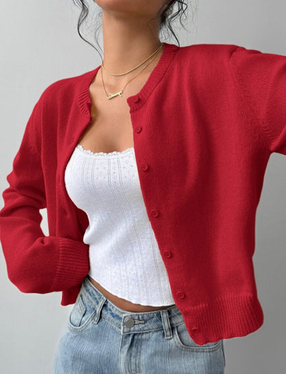 Cardigan rojo