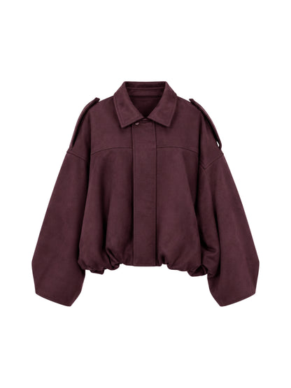 Jacket Oversized Merlot