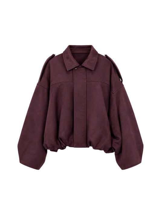 Jacket Oversized Merlot