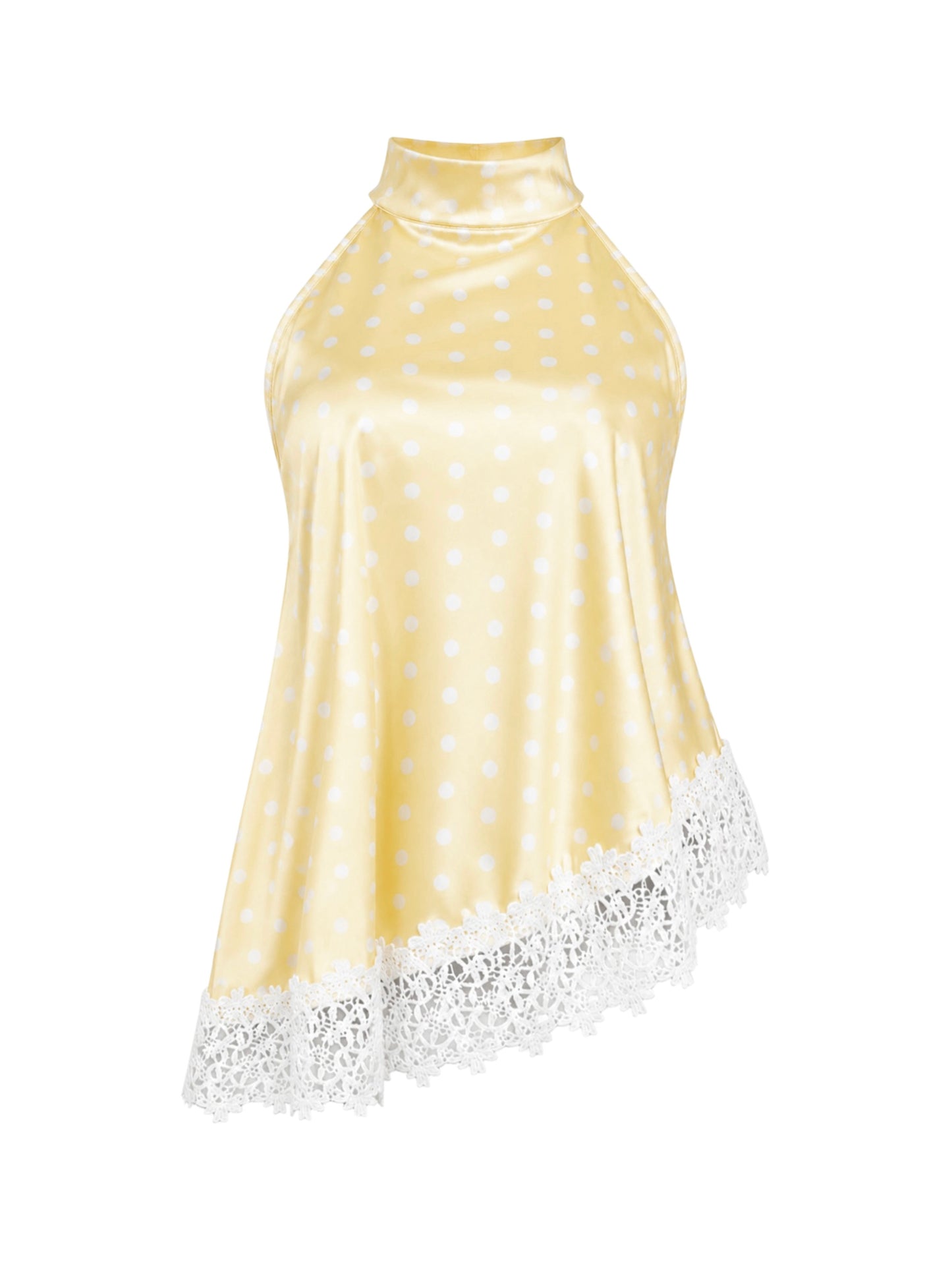 Blusa Saten Polka Butter