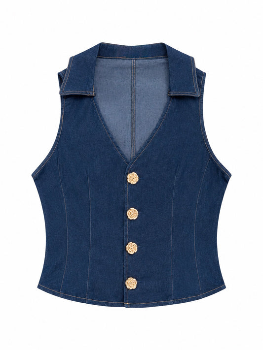 Blusa Denim Cowgirl