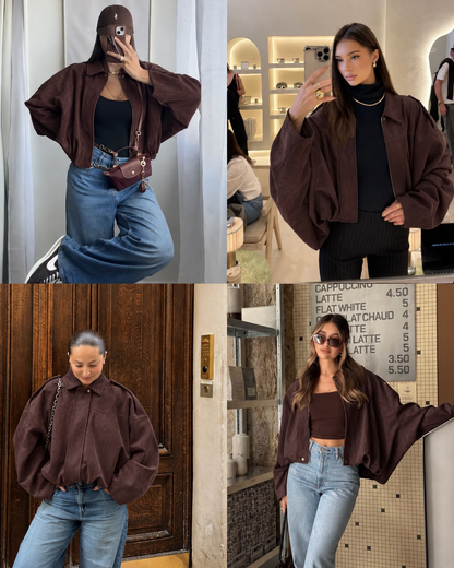 Jacket Oversized Brownie