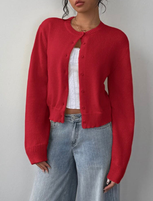 Cardigan rojo