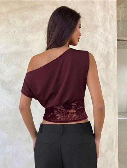 Blusa asimétrica