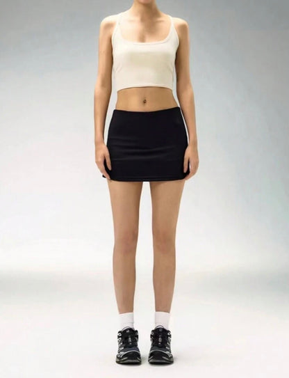 Mini falda con short