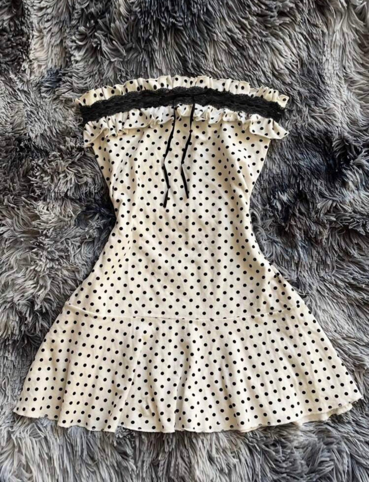 Mini vestido polka dots