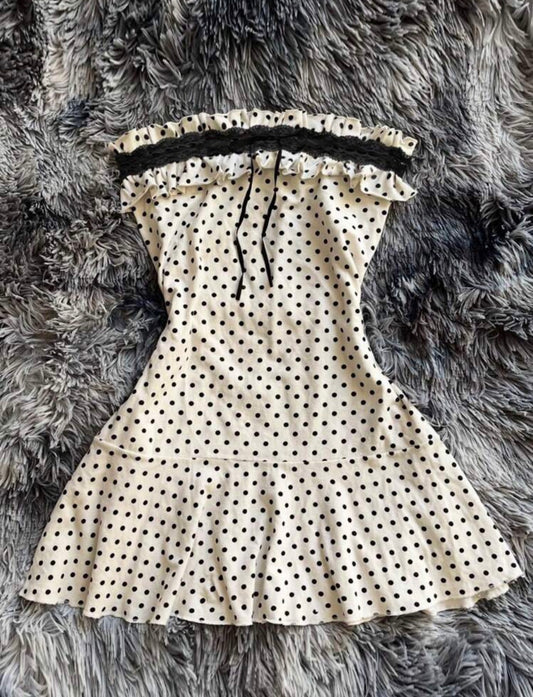 Mini vestido polka dots
