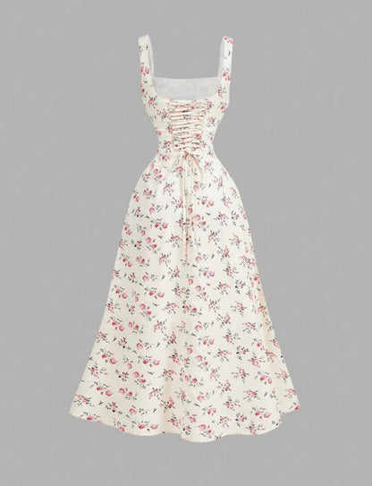 Vestido romántico con corset