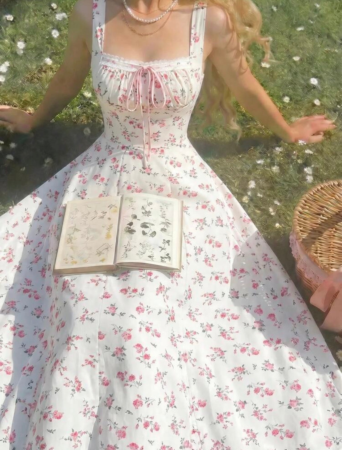 Vestido romántico con corset