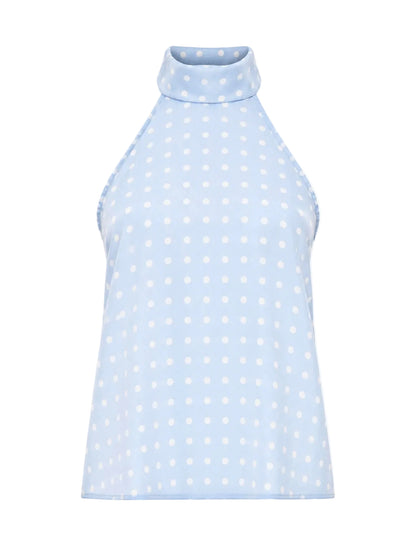 Blusa Blueberry Polka Dots