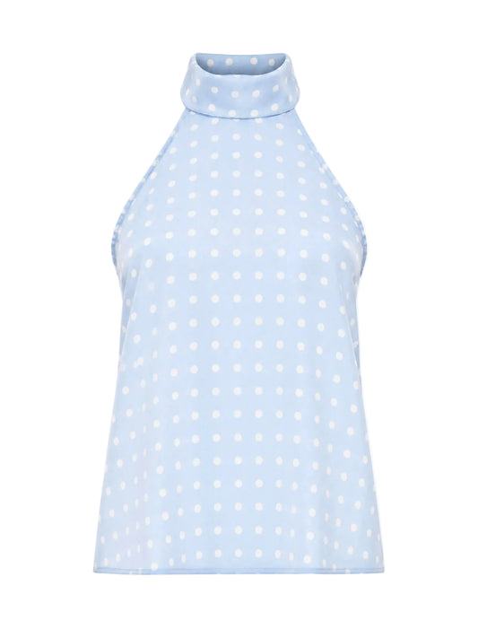 Blusa Blueberry Polka Dots