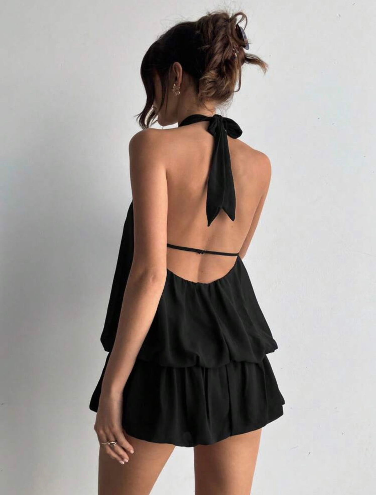 Vestido burbuja negro