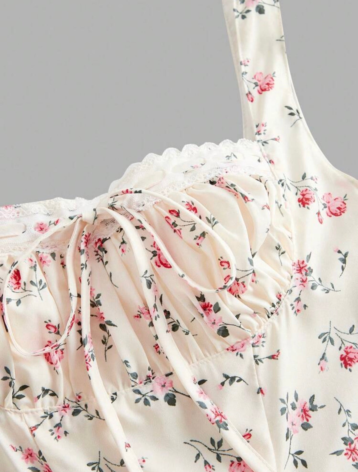 Vestido romántico con corset