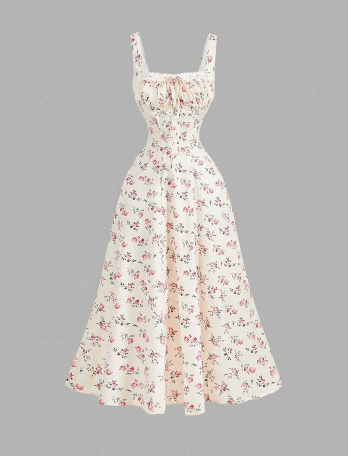 Vestido romántico con corset