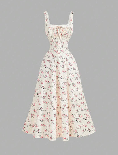 Vestido romántico con corset