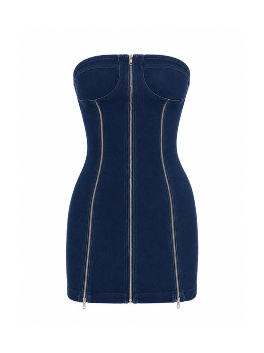 Vestido Zip Denim