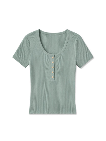 Blusa Acanalada Crop