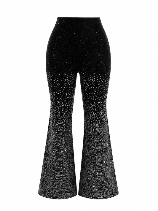 Pantalón Flare Full Pedrería