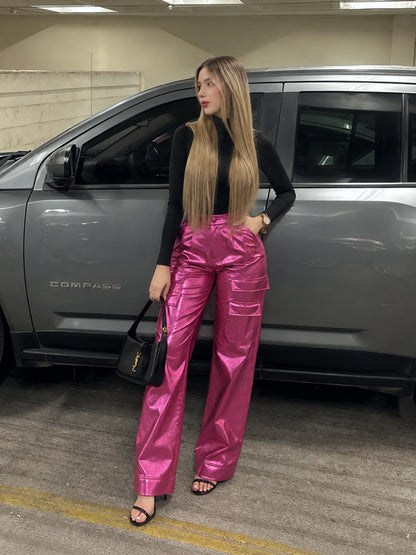 Pantalón Cargo Metalic