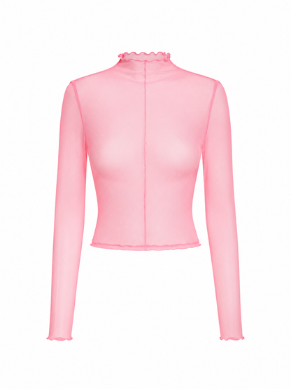 Blusa Transparente Mesh