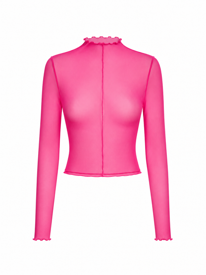 Blusa Transparente Mesh