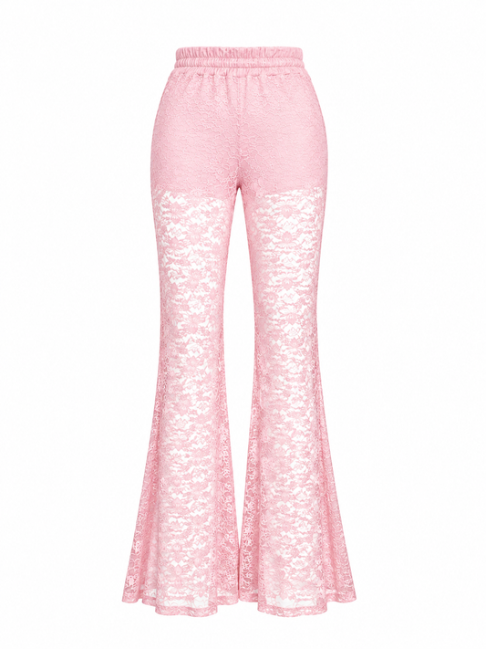 Pantalón Encaje Baby Pink