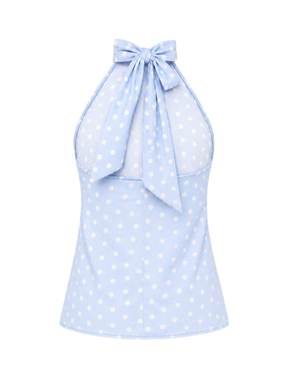 Blusa Blueberry Polka Dots